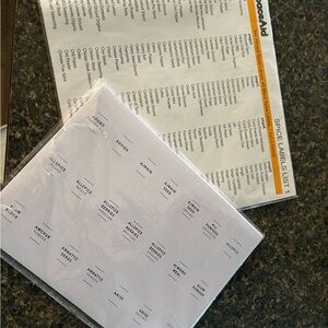 SpiceAid Spice Label Set